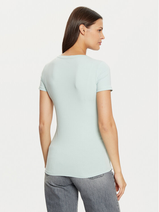 Guess Guess T-Shirt W2YI45 J1314 Grün Slim Fit