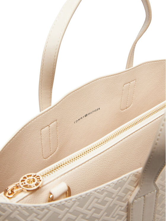 Tommy Hilfiger Tommy Hilfiger Сумка Th Distinct Satchel Mono AW0AW17174 Бежевий