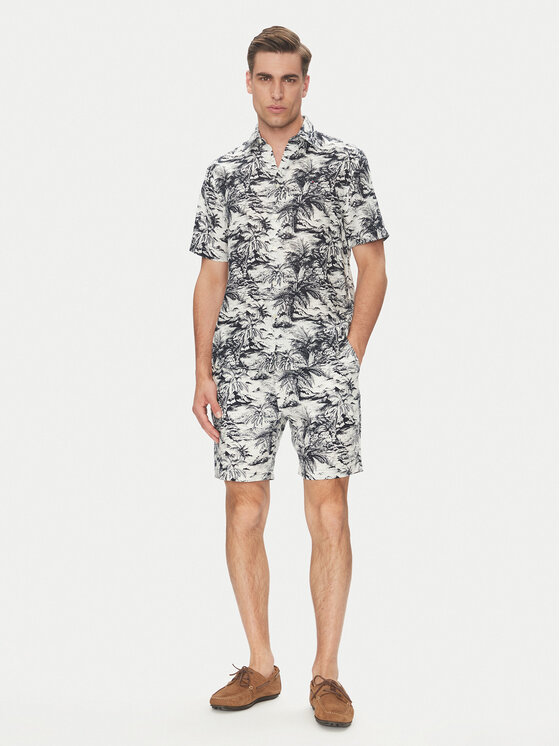 Tommy Hilfiger Tommy Hilfiger Koszula Vacation MW0MW38587 Granatowy Regular Fit