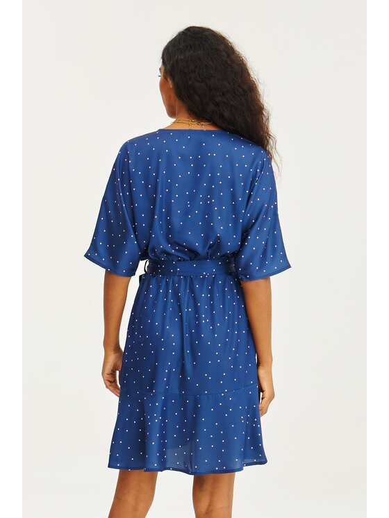 NAOKO NAOKO Každodenné šaty Dolce Notte Tmavomodrá Regular Fit