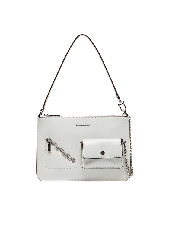 MICHAEL Michael Kors MICHAEL Michael Kors Ročna torba Jet Set 32S6SJ6F6L Bela