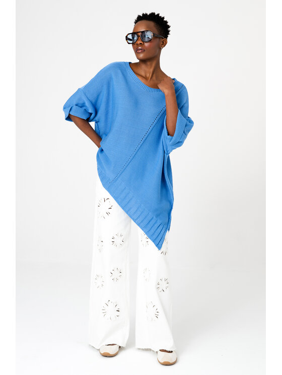 blue shadow blue shadow Sweter Gustti Niebieski Regular Fit