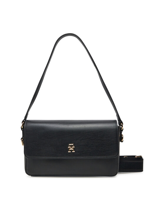 Tommy Hilfiger Tommy Hilfiger Ročna torba Th Distinct Conv Crossover AW0AW17219 Črna