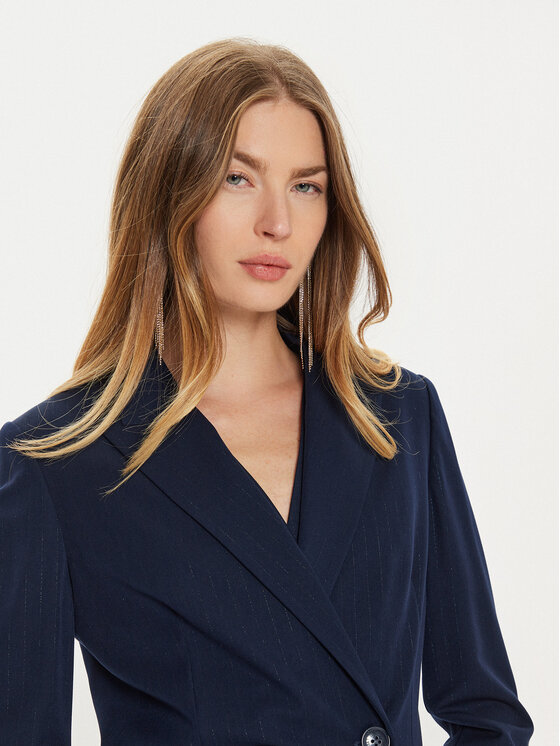 TWINSET TWINSET Sako 242TP2150 Tmavomodrá Regular Fit