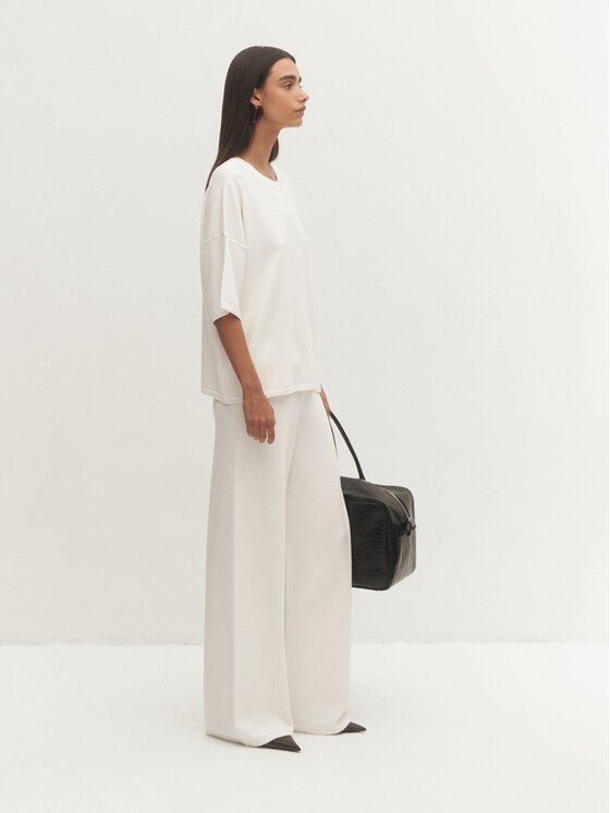 Le Collet Le Collet Bluzka PENIDA Kremowy Oversize
