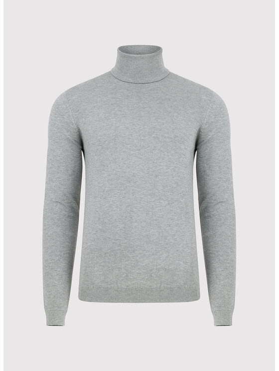 Pako Lorente Pako Lorente Sweter P26WN-2X-016 Szary Classic Fit