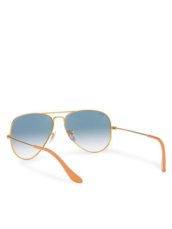 Ray-Ban Ray-Ban Okulary przeciwsłoneczne Aviator Large Metal 0RB3025 001/3F Złoty
