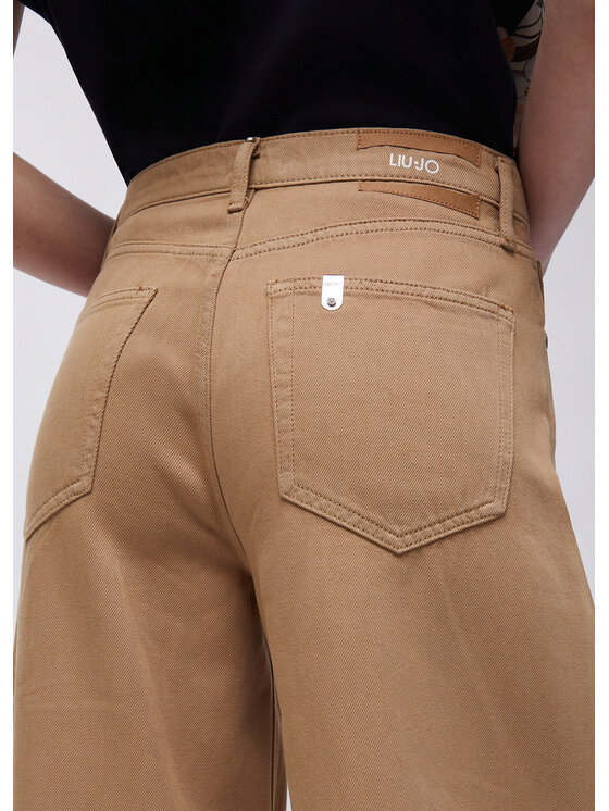 Liu Jo Liu Jo Pantaloni di tessuto UA6217T365A51213 Beige Regular Fit