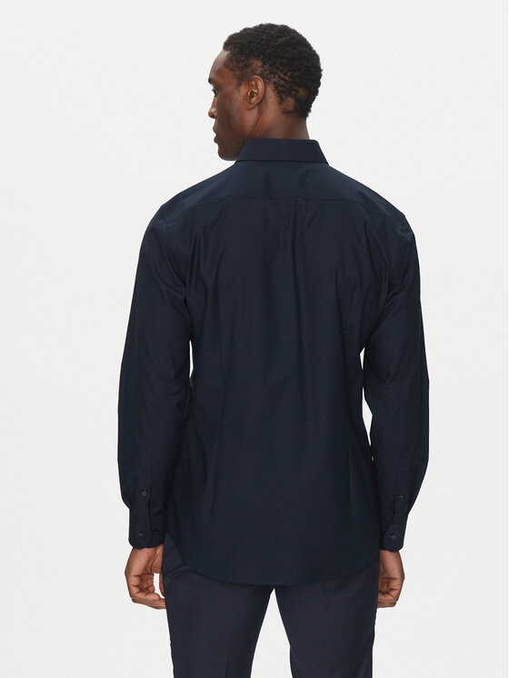 BOSS BOSS Koszula H-HANK-spread-C1-222 50539227 Granatowy Slim Fit