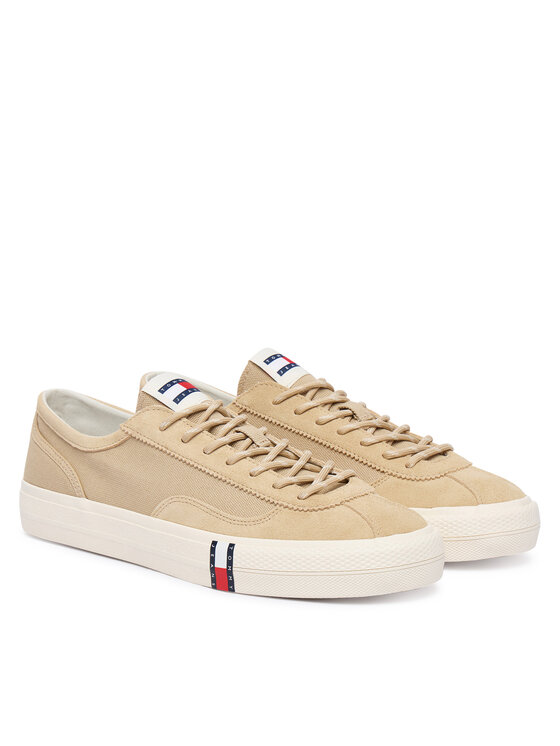 Tommy Hilfiger Tommy Hilfiger Kedai Archive Vulc Y2K EM0EM01760 Tamsiai smėlinė