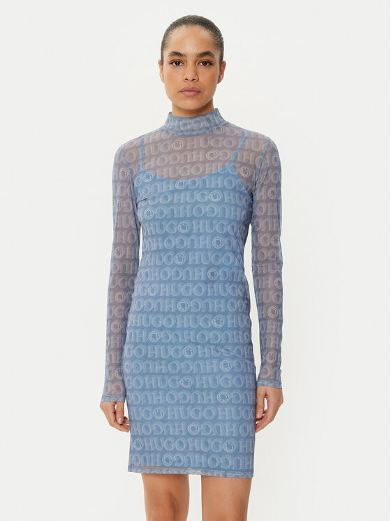 HUGO HUGO Hétköznapi ruha Noella 50534704 Kék Slim Fit