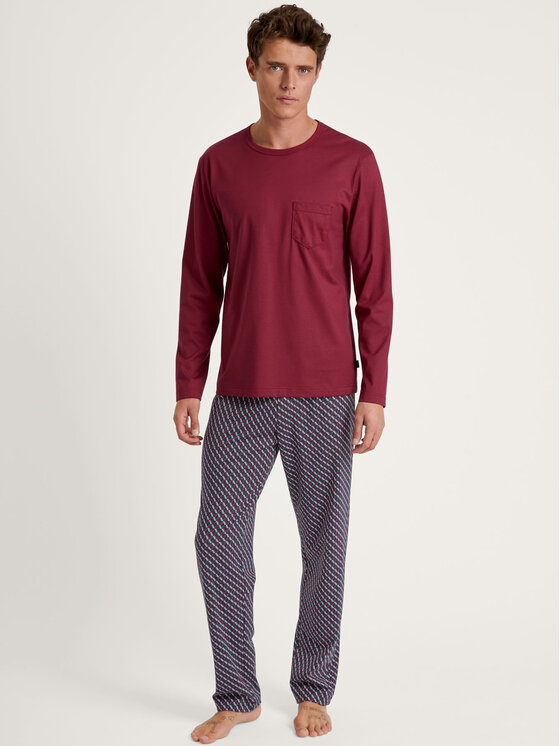Calida Calida Pyžamo 47380 Červená Regular Fit