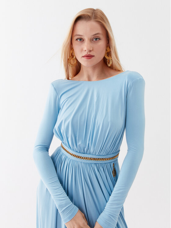 Elisabetta Franchi Elisabetta Franchi Φόρεμα βραδινό AB-456-32E2-V780 Μπλε Regular Fit