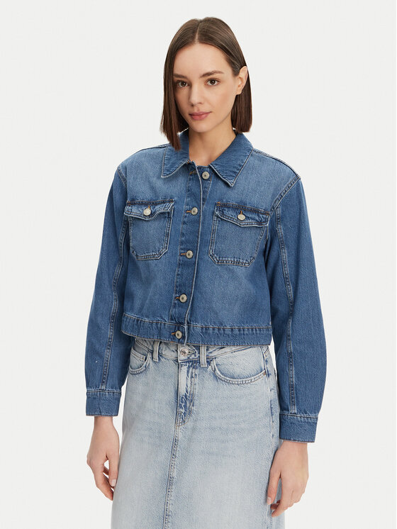 ONLY ONLY Jeansová bunda Lumi 15339977 Modrá Regular Fit