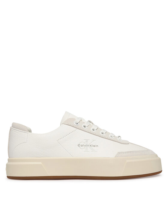 Calvin Klein Calvin Klein Sneakersy Basket Cups Lup Wt Lth Su HW0HW02984 Bílá