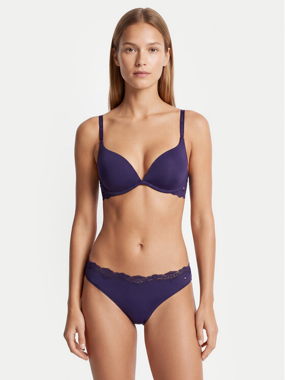 Tommy Hilfiger Tommy Hilfiger Stringi UW0UW06053 Tumši zils