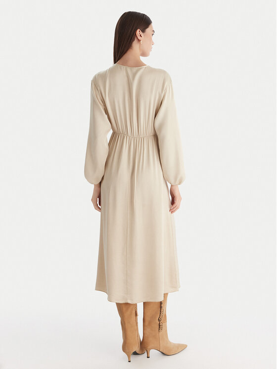 ViCOLO ViCOLO Coctailkleid TF0250 Beige Regular Fit