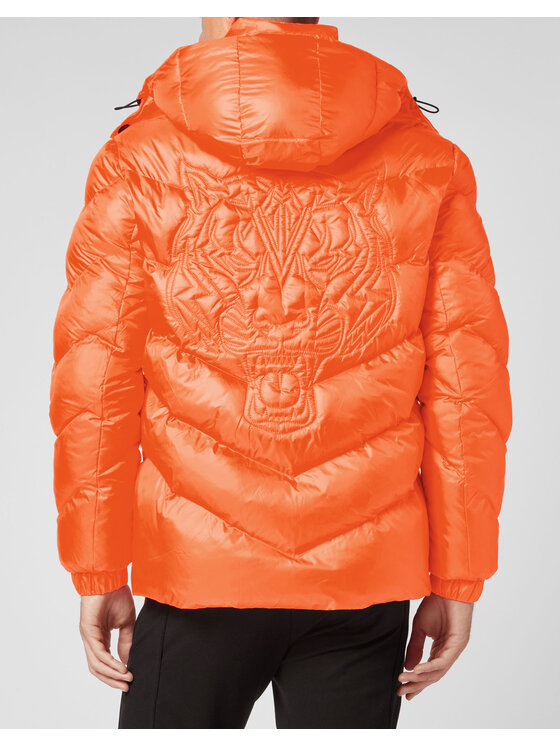 Plein Sport Plein Sport Giubbotto invernale 53 Arancione Regular Fit