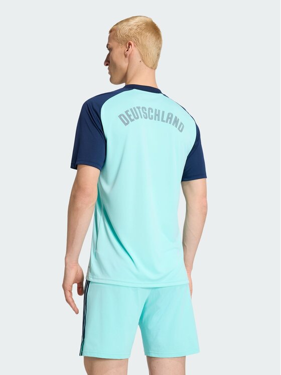adidas adidas Koszulka techniczna 162091 Turkusowy Slim Fit