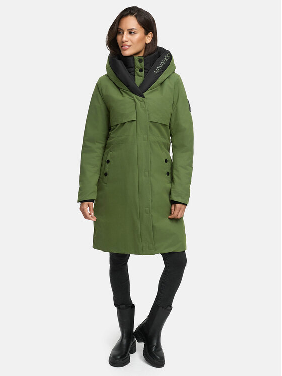 Navahoo Navahoo Kurtka zimowa Snowelf Zielony Regular Fit