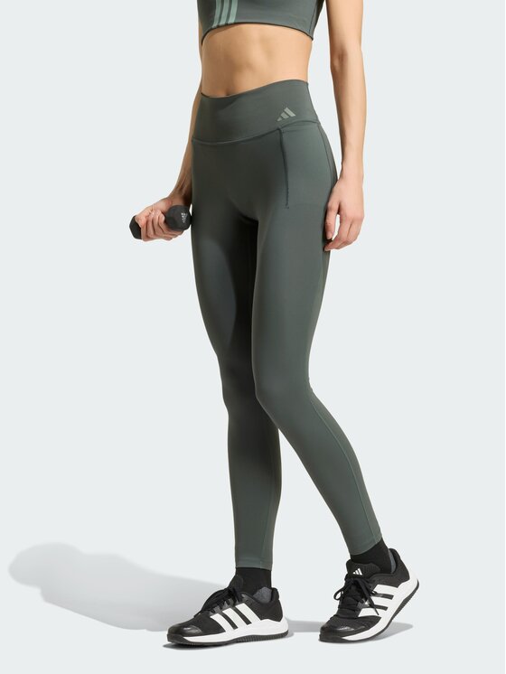 adidas adidas Legginsy 158791 Szary Fitted Fit