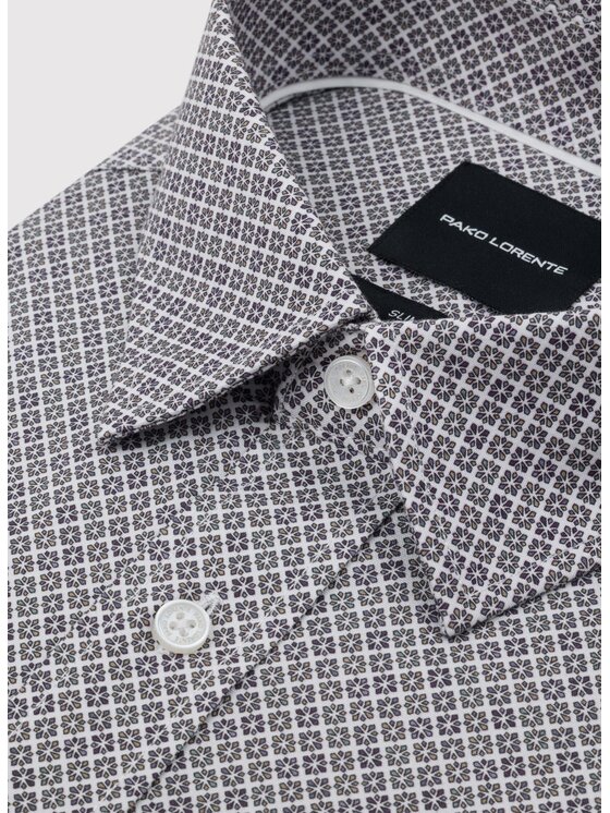 Pako Lorente Pako Lorente Koszula P26WF-1X-009 Szary Slim Fit