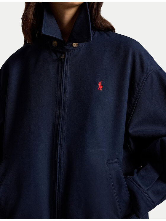 Polo Ralph Lauren Polo Ralph Lauren Prechodná bunda 211A96311002 Tmavomodrá Oversize