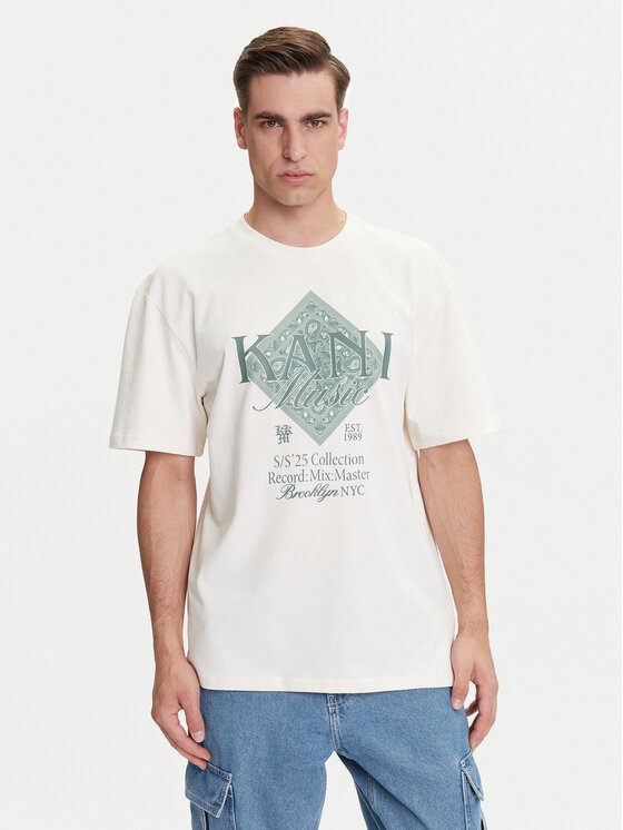 Karl Kani Karl Kani T-Shirt PD00005356 Biały Relaxed Fit