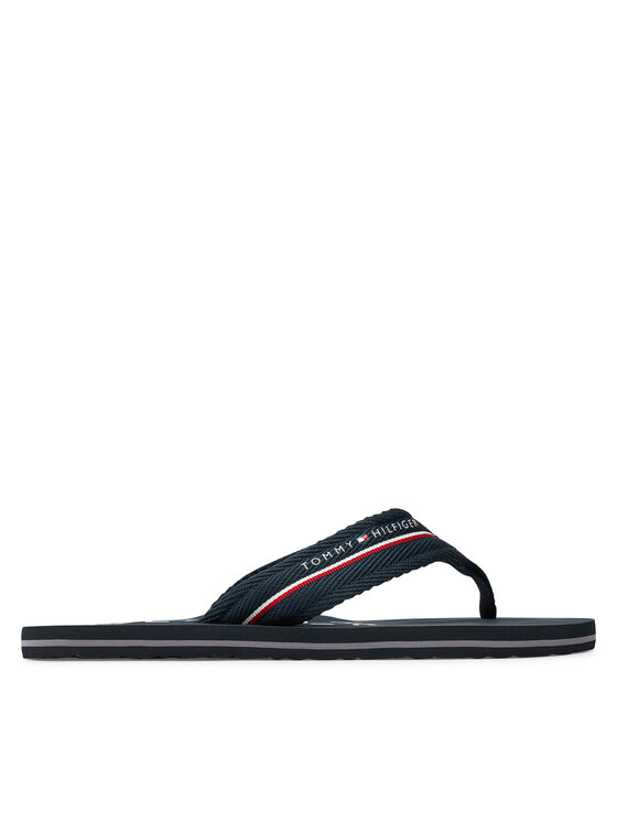 Tommy Hilfiger Žabky Web Beach Sandal FM0FM05340 Tmavomodrá