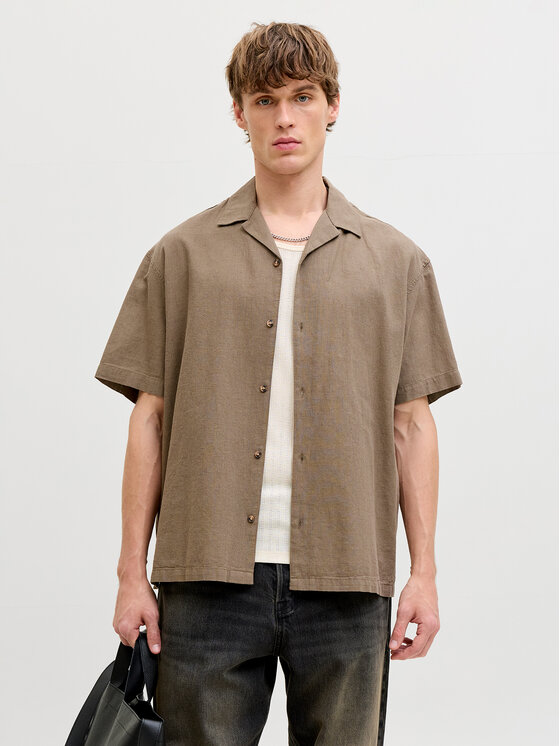 Jack & Jones Jack & Jones Camicia Summer 12289191 Marrone Relaxed Fit