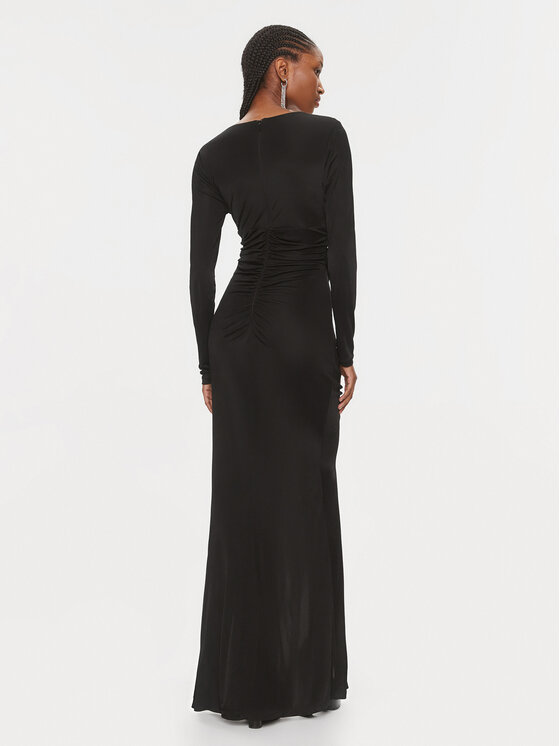 PINKO Pinko Večerní šaty Busetto Abito 102916 A1JS Černá Slim Fit