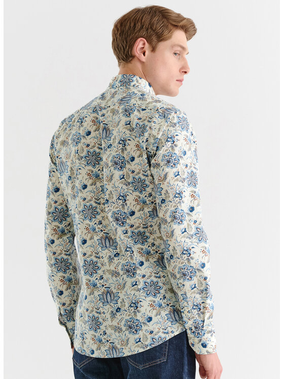 Pako Lorente Pako Lorente Koszula P23WN-1X-014 Beżowy Slim Fit
