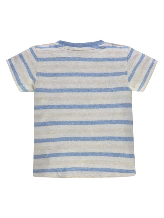 Kanz Kanz Bluzka 1836681-8015 Niebieski Basic Fit