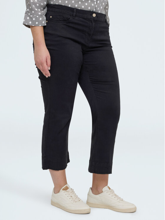 Fiorella Rubino Fiorella Rubino Pantaloni di tessuto P707T005160N033 Nero Flare Fit