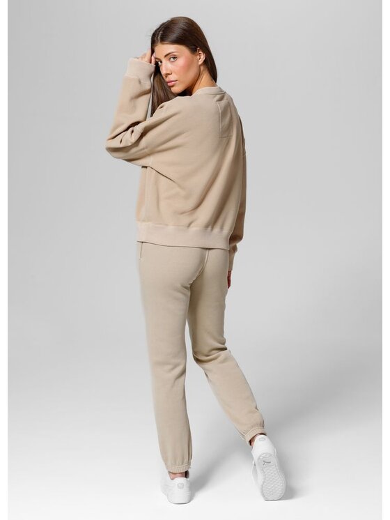 PITBULL PITBULL Bluza Bluza damska Washed Manzanita M/L Beżowy Oversize