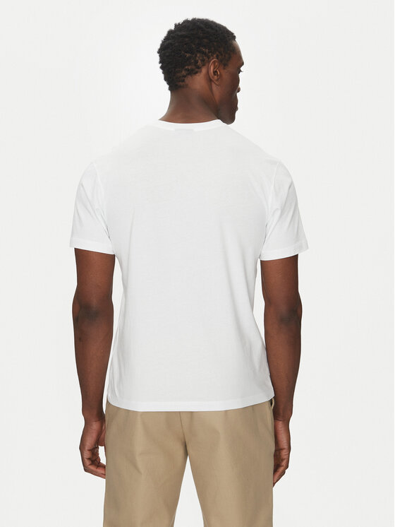 Save The Duck Save The Duck T-Shirt DT0825M BESY20 Biały Regular Fit