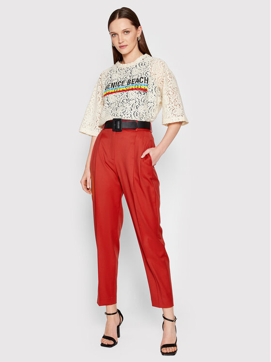 Fabiana Filippi Fabiana Filippi Chino PAD272W355 Crvena Regular Fit