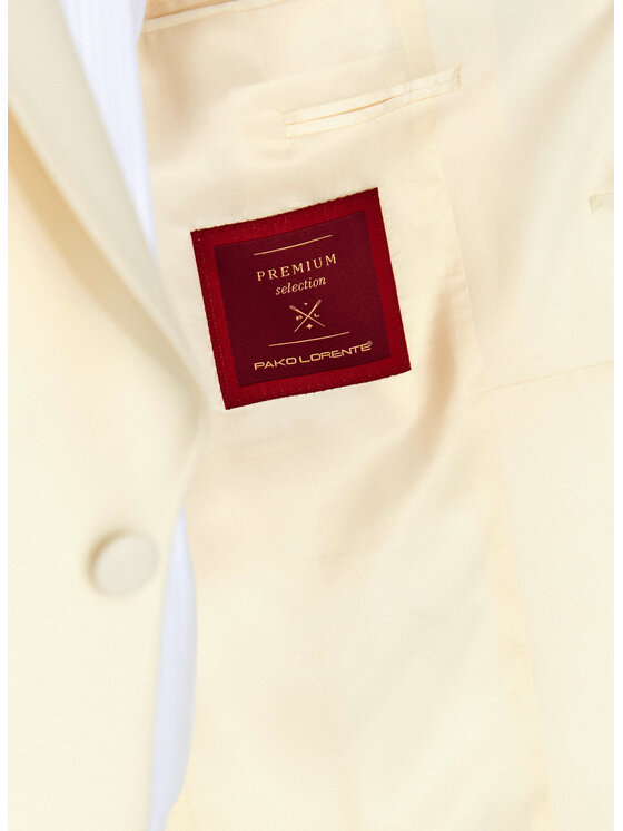 Pako Lorente Pako Lorente Marynarka P26SP-3S-004 Beżowy Slim Fit