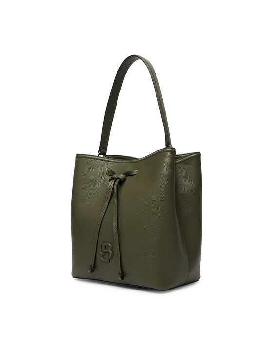 BOSS BOSS Handtasche Anett Drawstring 50567602 Dunkelgrün