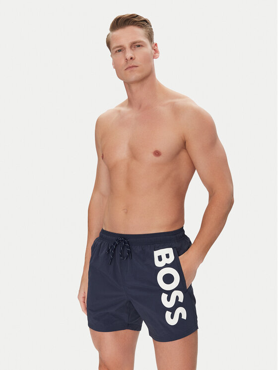 BOSS BOSS Kopalne hlače Octopus 50514502 Mornarsko modra Regular Fit