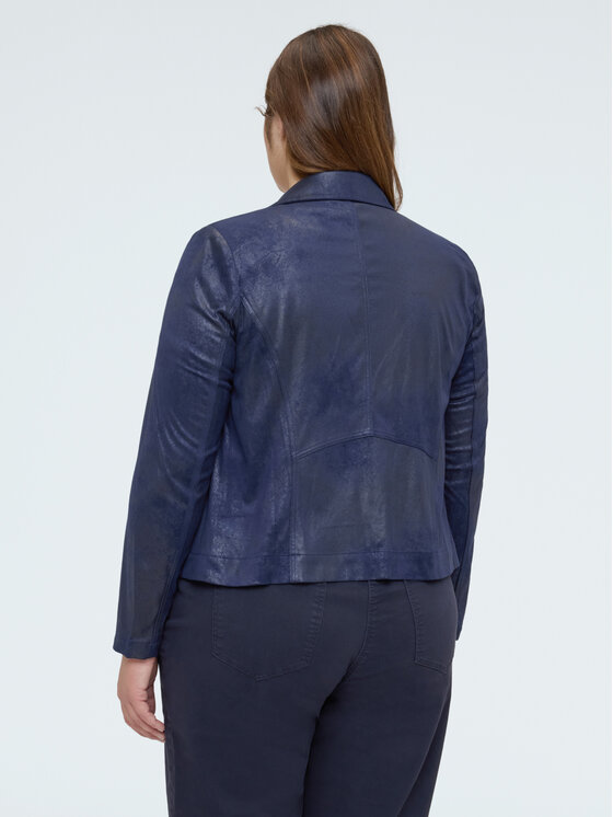 Fiorella Rubino Fiorella Rubino Giacca in similpelle R327T001301N034 Blu Regular Fit