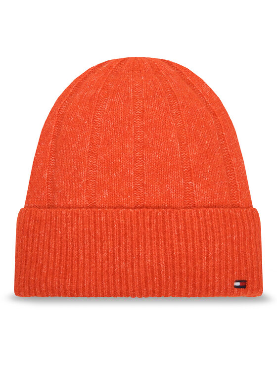 Tommy Hilfiger Tommy Hilfiger Cepure Th Flag Fluffy AW0AW17779 Oranžs