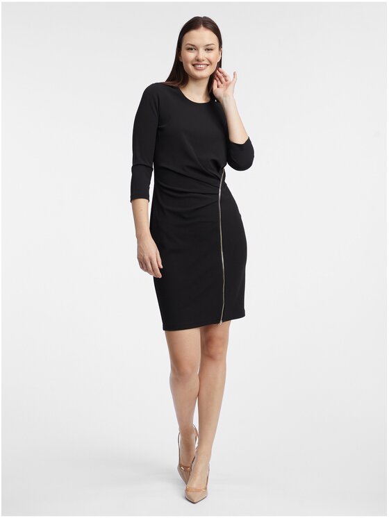 Orsay Orsay Sukienka 490476660000__34 Czarny Regular Fit