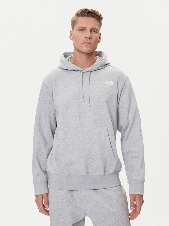 The North Face The North Face Mikina Essential NF0A89ES Šedá Regular Fit