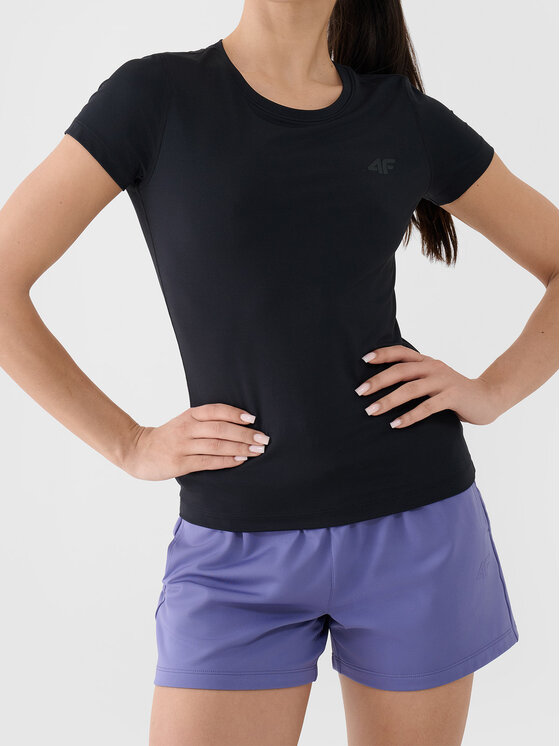 4F 4F T-Shirt 4FWAW26TFTSF2325-20S Czarny Active Fit