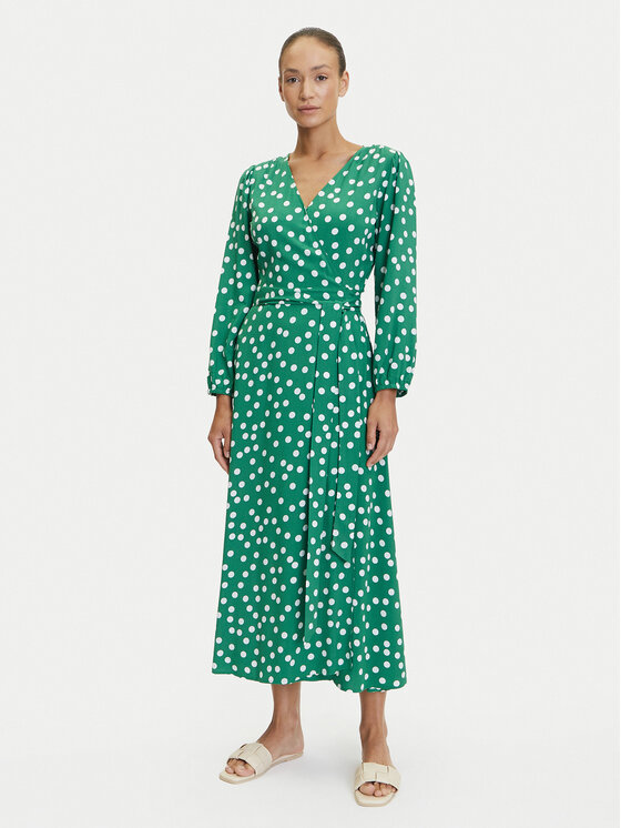 Tatuum Tatuum Kleid für den Alltag Sia T2505.203 Grün Regular Fit