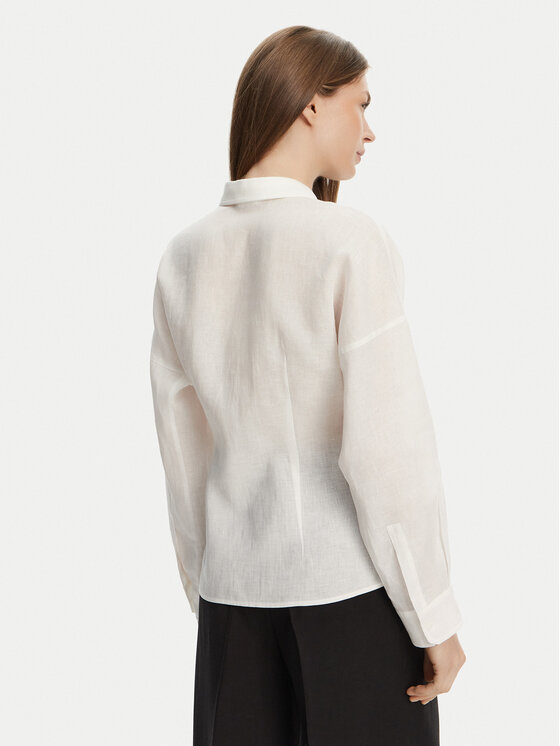 Weekend Max Mara Weekend Max Mara Риза Spoleto 2515111042 Бял Regular Fit