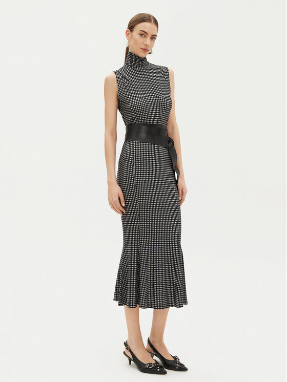 NORMA KAMALI NORMA KAMALI Každodenní šaty KK3243PLA63665 Šedá Slim Fit