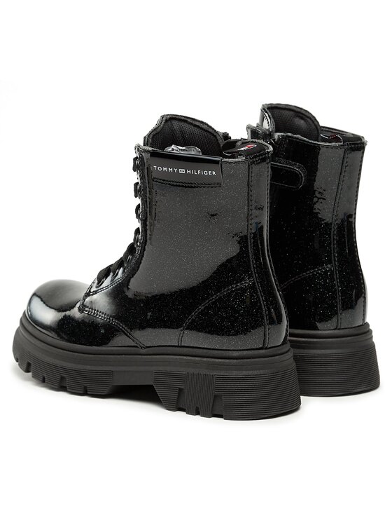 Tommy Hilfiger Tommy Hilfiger Μπότες T4A5-33041-1237999 M Μαύρο