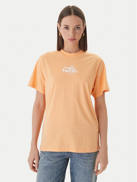 HUGO HUGO Majica Vintage 50560770 Oranžna Regular Fit